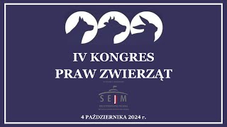 IV Kongres Praw Zwierząt Senat Sala obrad plenarnych [upl. by Alison859]