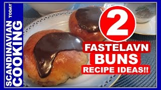 Fastelavnsboller Fastelavn buns for Fastelavn  Semlor buns  Lenten buns [upl. by Oswal]