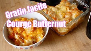 Gratin de courge butternut FACILE [upl. by Aicnetroh70]