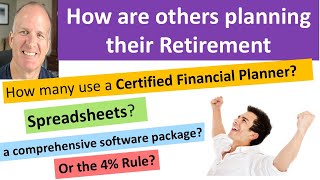 How is everyone else doing the financial planning for their retirement See the data [upl. by Wyatan]