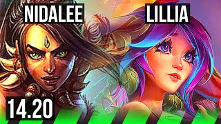 NIDALEE vs LILLIA JGL  Rank 2 Nida Rank 8 1025  KR Challenger  1420 [upl. by Aydidey]