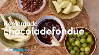 Chocoladefondue maken  Recept  Allerhande [upl. by Gertruda]