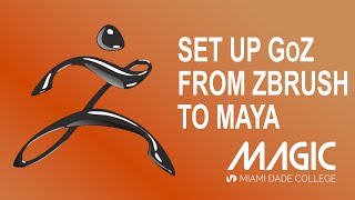 How to set up GoZ from ZBrush to MAYA [upl. by Ziegler]