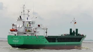 coaster ARKLOW VIEW PDDU IMO 9772539 Emden cargo seaship merchant vessel KüMo [upl. by Okier780]