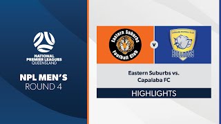 NPL Mens R4  Eastern Suburbs vs Capalaba FC Highlights [upl. by Salamanca650]