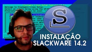 SLACKWARE 142  Download e Instalação  Pt 1 [upl. by Ahsinauj]