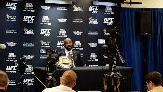 UFC 309 Jon Jones Says He Will Fight Tom Aspinall if He Gets Bleep You Money [upl. by Siro]