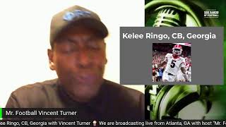 🏈 2023 NFL Draft Prospect Kelee Ringo CB Georgia with Vincent Turner [upl. by Tennek]