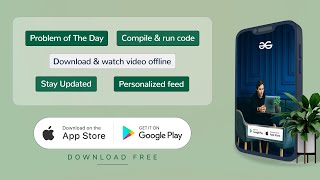 GfG Mobile App  Android amp iOS  Download for Free [upl. by Kevin633]
