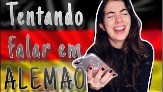 BRAZILIAN TRIES TO SPEAK GERMAN Tentando falar em ALEMÃO [upl. by Abbotsun868]