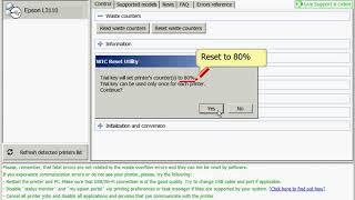 Free Waste Ink Pad Counters Reset to 80 Epson L380 L3110 L3160 L3210 L3250  reset by Yourself [upl. by Akehsar800]