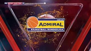 Admiral Basketball Liga Runde 3 Oberwart Gunners  Flyers Wels 10093 [upl. by Eidnas]