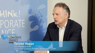 Rethink Corporate Finance 2019 Torsten Hoppe von CocaCola European Partners im Interview [upl. by Ycal825]