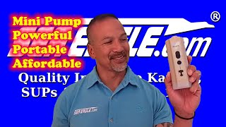 Sea Eagles New Mini Pump  3IN1 ELECTRIC AIR PUMP w Builtin Flashlight  SeaEaglecom [upl. by Nawuq]