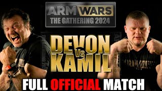 DEVON LARRATT vs KAMIL JABLONSKI ARM WARS ‘THE GATHERING II’ LAS VEGAS OFFICIAL FILM VERSION [upl. by Torrance]