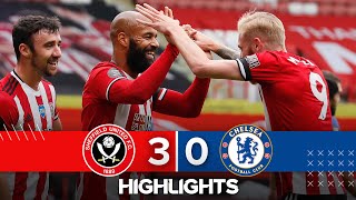 Sheffield United 30 Chelsea  Premier League highlights  McGoldrick double in huge EPL win [upl. by Jamel]