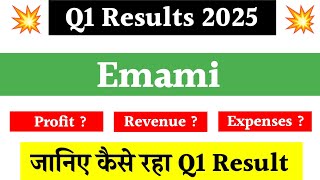 Emami Q1 Results 2025  Emami Share News  Emami Quarterly Results [upl. by Barta23]