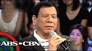 What Duterte thinks of homosexuality samesex marriage [upl. by Raymund]