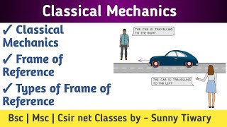 Frame of reference inertial and non inertial frame of reference classical mechanics bsc [upl. by Norvun36]