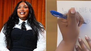 Lizzo roasted for the way she holds pen in postelection video [upl. by Funch810]