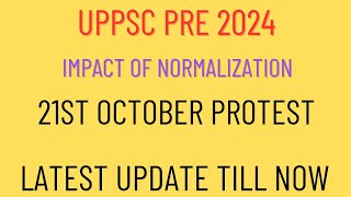 UPPSC protests  UPPSC PRE exam 2024  21 october UPPSC protests [upl. by Renrew431]