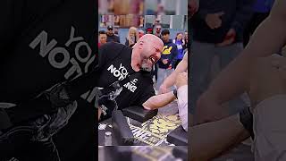 Larry Wheels showed a master class to 26x World Champ Allen Fisher🥶  armwrestling [upl. by Artie]