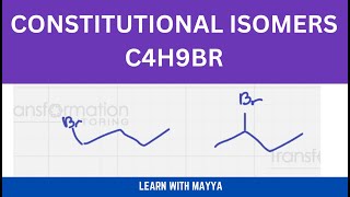 Constitutional Isomers Structural Isomers of C4H9Br [upl. by Geraud]