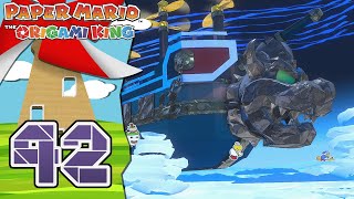 Paper Mario The Origami King ITA Parte 42  Nave Volante di Bowser [upl. by Aderfla]