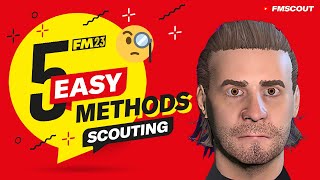 Top 5 EASY Methods To Find Wonderkids In FM23  Football Manager 2023 Wonderkid Scouting [upl. by Nanice]