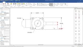 Snap Lock Dimension Line Movement in IronCAD Drawings [upl. by Alimak490]