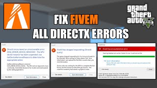 Fix FiveM has Stopped RespondingDirectX queryFiveM has encountered an errorFiveM d3d11dll error [upl. by Hannad845]