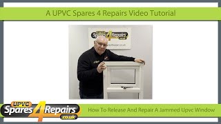 How To Release and Repair a Jammed Upvc Window [upl. by Iahk]