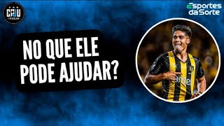 MATÍAS AREZO NO GRÊMIO l É O 9 QUE PRECISAMOS PONTOS FORTES E FRACOS l LANCES l NÚMEROS DO JOGADOR [upl. by Yelsew]