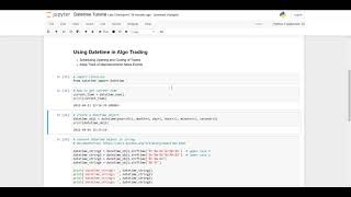Python  Datetime Library Tutorial [upl. by Annairdua]