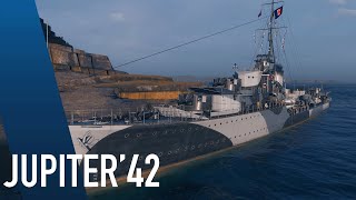 World of Warships  Jupiter 42 [upl. by Idurt]