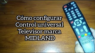 Código para TV MIDLAND Control universal [upl. by Perla401]