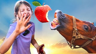 DISGUSTINGLY SATISFYING HORSE EXPERIENCE [upl. by Ehcnalb]