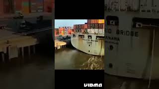 Mooring lines breaking on ship youtubeshorts merchantnavy seamanvlog lifeatsea mooring viral [upl. by Yramesor]