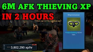 6M AFK Thieving XP in 2 Hours with the Birthday Buff Bonanza  RuneScape 3 [upl. by Hurd963]