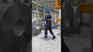 quotHandling Steel Coils SafelyEssential Rules for a Secure Workplacequot workplacesafety construction [upl. by Ayitahs]