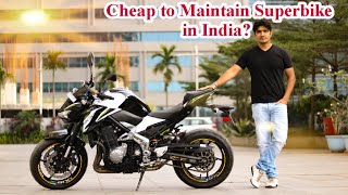 Superbike maintenance cost in India  Kawasaki Z900 Service Cost [upl. by Gerardo]