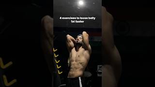 4 exercises to loose belly fat faster  Abs workout  Subscribe for more fitness tips and videos [upl. by Enyak]