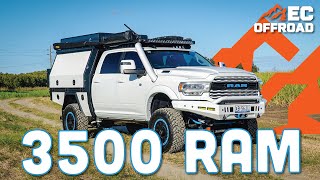 Ram 3500 Touring Build  Kelderman Air Suspension and GCI Traytec Canopy [upl. by Aiekal]