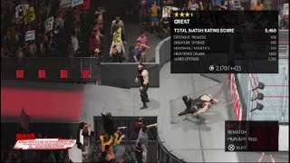 WWE 2K19 Braun Strowman Vs Big Show Steel Cage Match [upl. by Hteboj232]