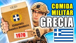 Probando COMIDA MILITAR de GRECIA de 1970  MRE Grecia [upl. by Boyes]