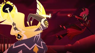 Adam Vs Alastor Fight Scene  Hazbin Hotel Episode 8 [upl. by Immaj]