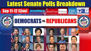 LIVE Senate 2024  Democrats vs Republicans – The Hills Poll Insights  Sep 1112 [upl. by Ahsito]