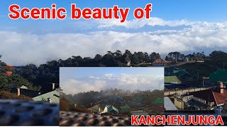 Scenic beauty of Kanchenjunga  Darjeeling A best place to visit vlog darjeeling kanchenjunga [upl. by Brindle]