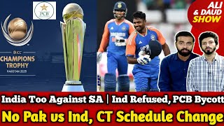 India vs SA 2nd T20 Changes  India Govt Refused Pak for CT PCB Unhappy  ICC Silent [upl. by Oibesue]