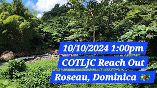 Dominica Reach Out Services COTLJC 100pm 10102024 [upl. by Nerin]